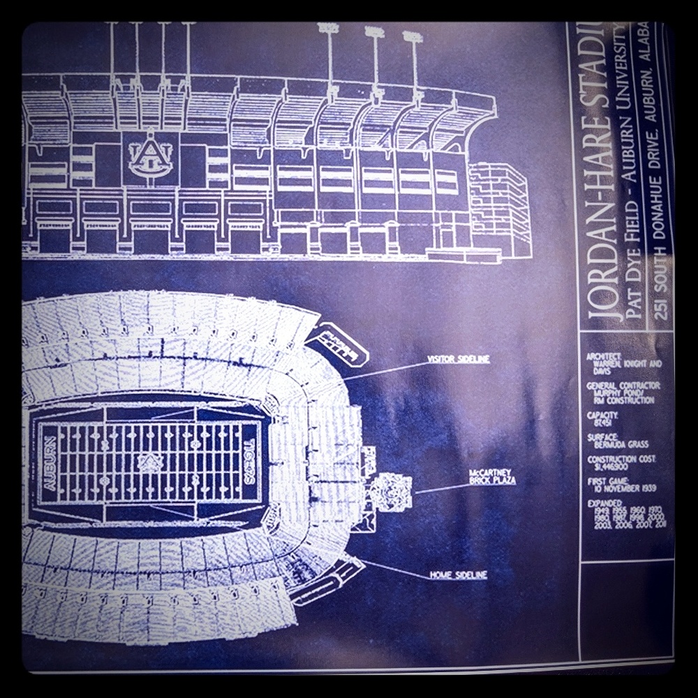 Auburn University Football Jordan-Hare Stadium BP